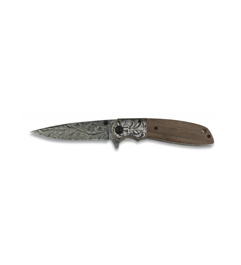 Navaja Albainox impresa. Hoja: 9.6cm