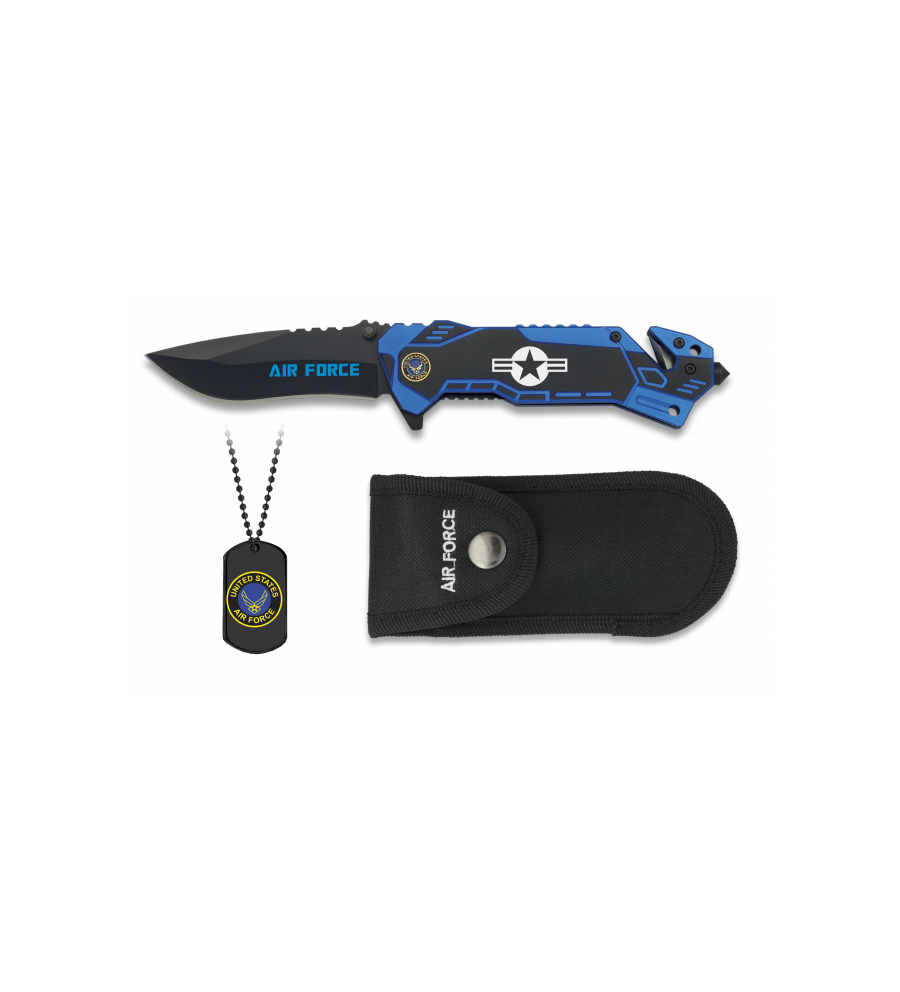 navaja albainox air force con chapa