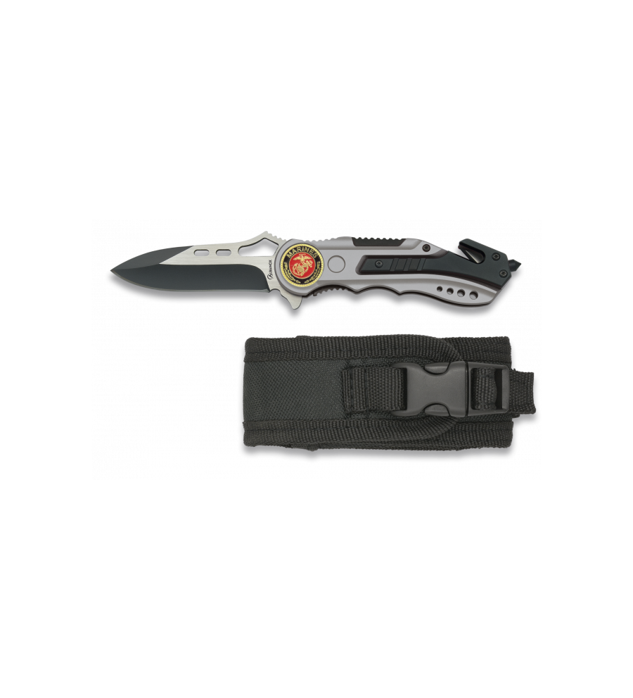 Navaja Albainox gris sin sierra. h:6.5
