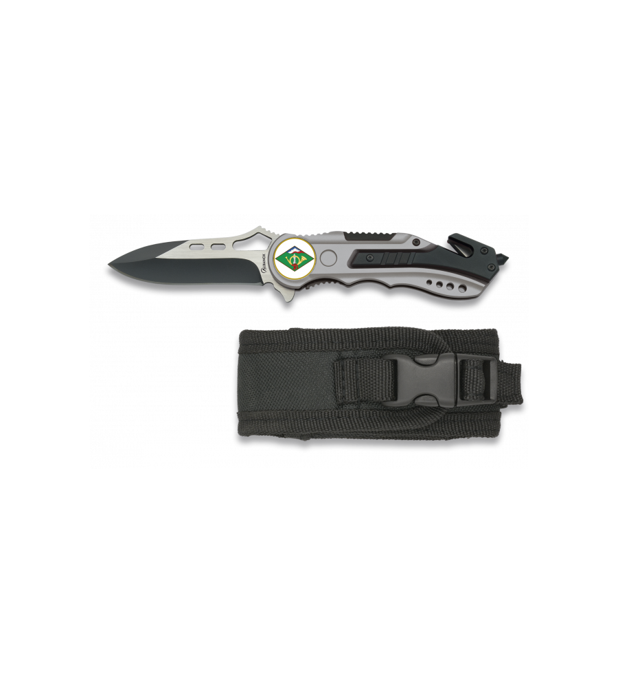 Navaja Albainox gris sin sierra. h:6.5
