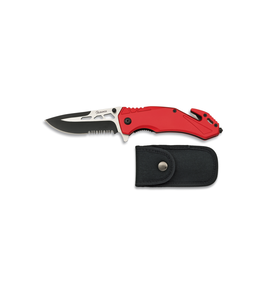 navaja Albainox roja seguridad c/F. 8.8