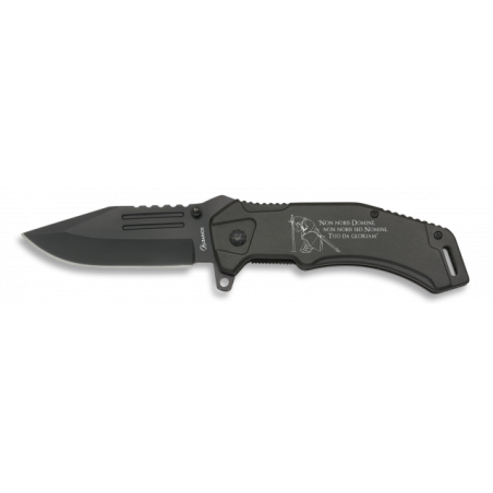 navaja Albainox negra. hoja 9 cm