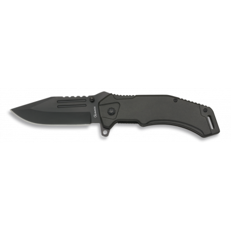 navaja ALBAINOX negra. hoja 9 cm