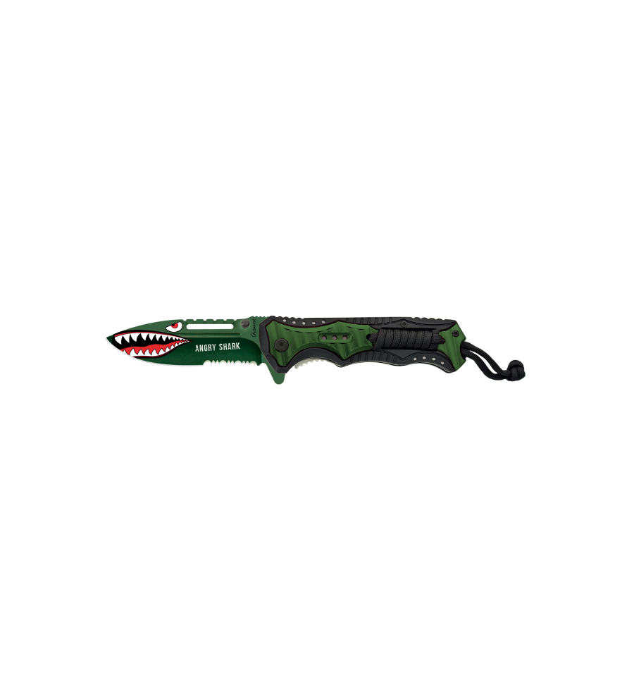 navaja Albainox Angry Shark. hoja: 9.5cm