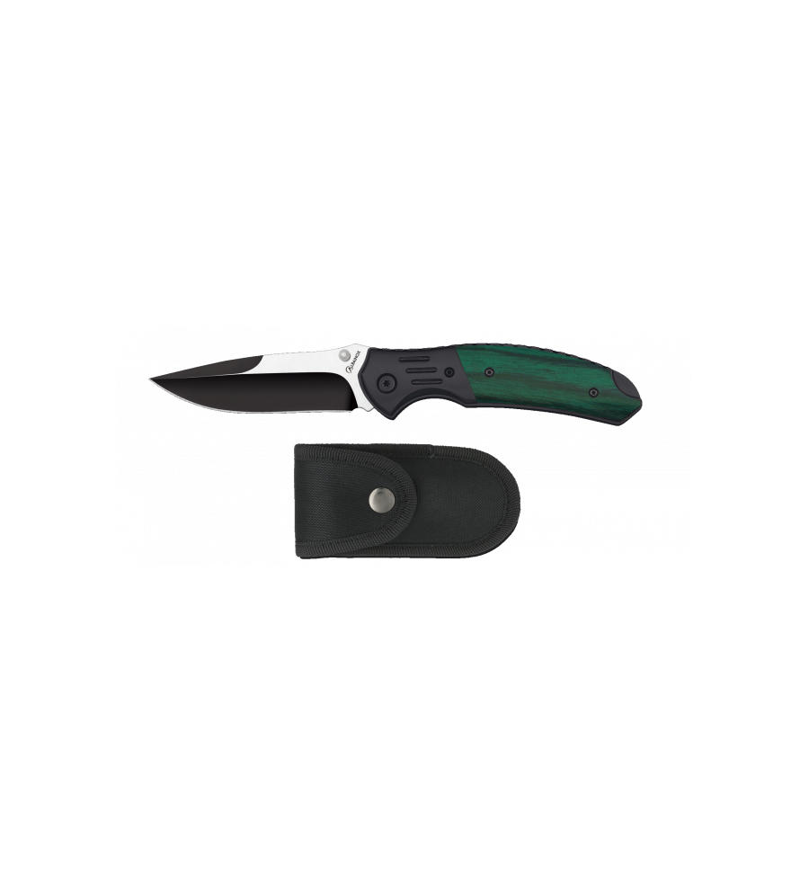 Navaja Albainox negra / stamina verde H.