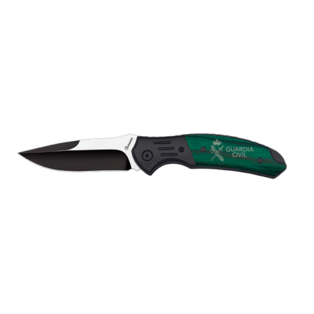 Navaja Albainox negra / stamina verde