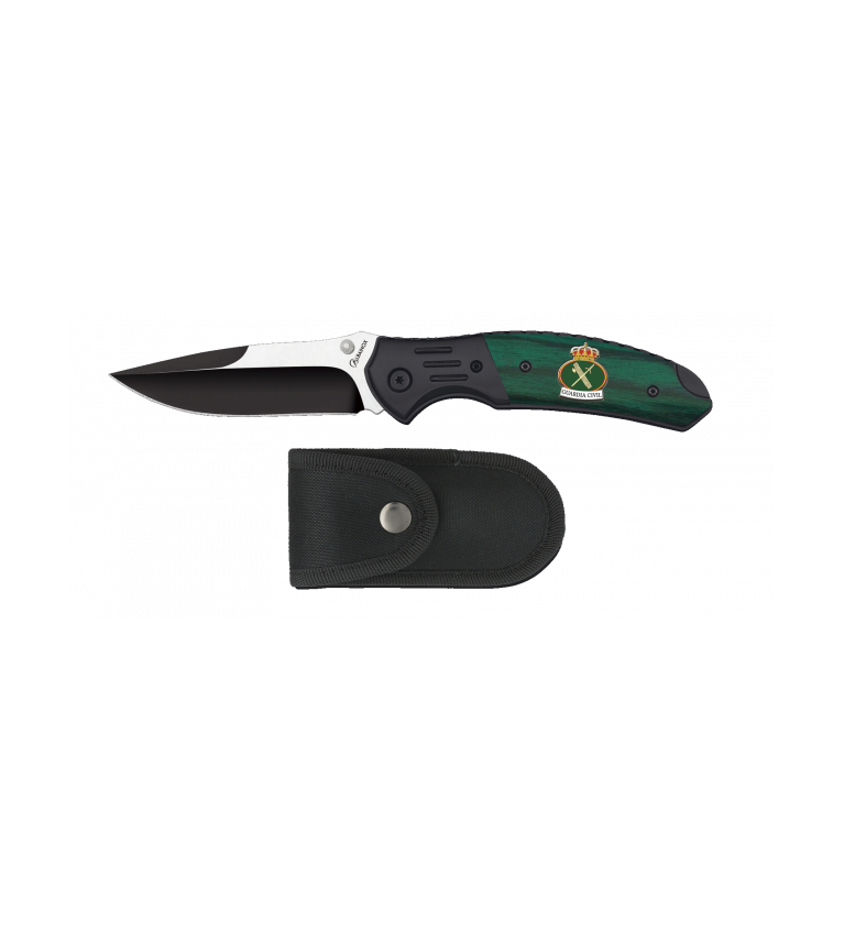 Navaja Albainox negra / verde. G. Civil