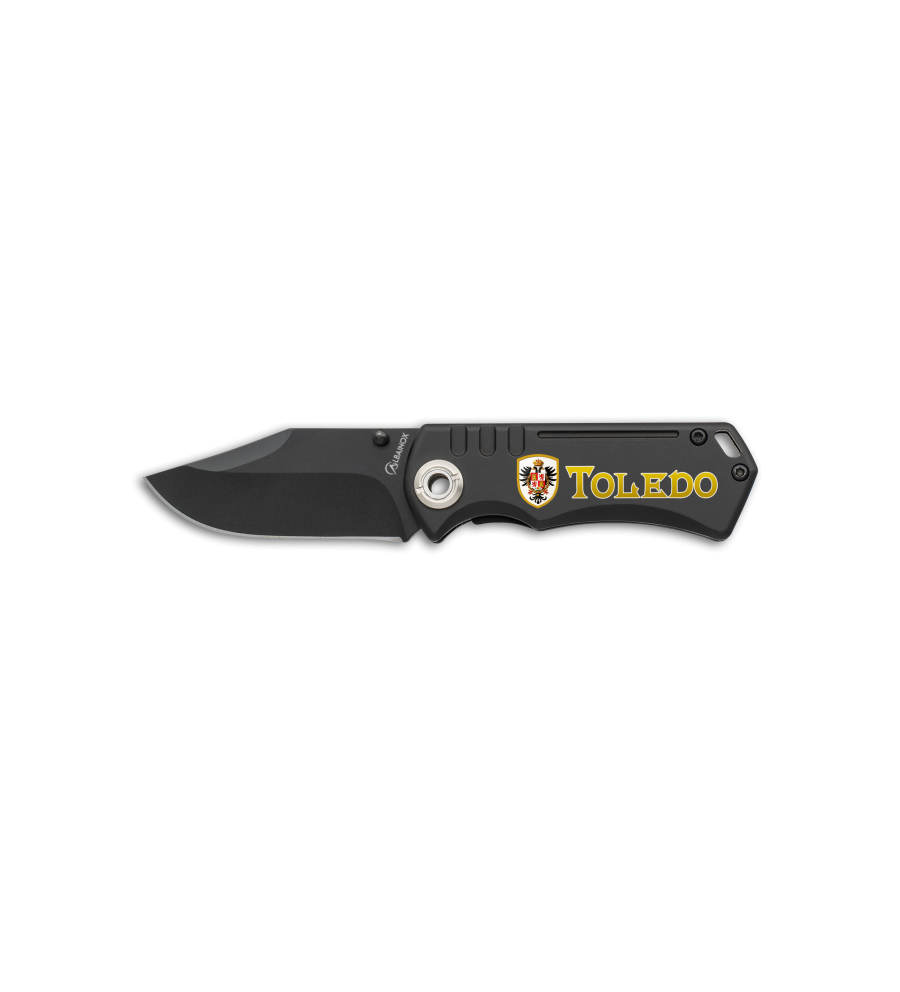 navaja albainox negra logo Toledo h:5.8