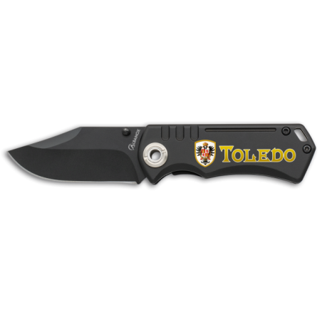 navaja albainox negra logo Toledo h:5.8