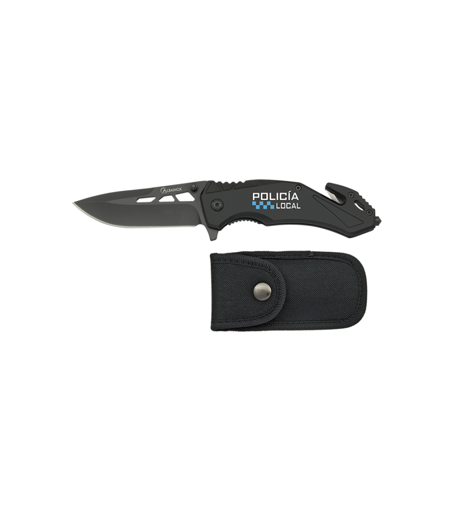 navaja albainox seguridad negra. h: 8.5