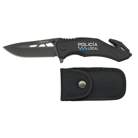 navaja albainox seguridad negra. h: 8.5