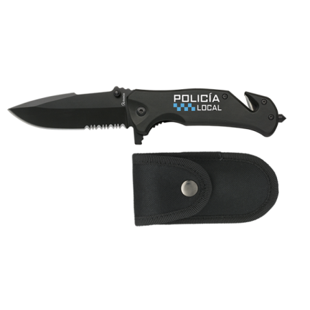 navaja albainox negra seguridad.sierra.