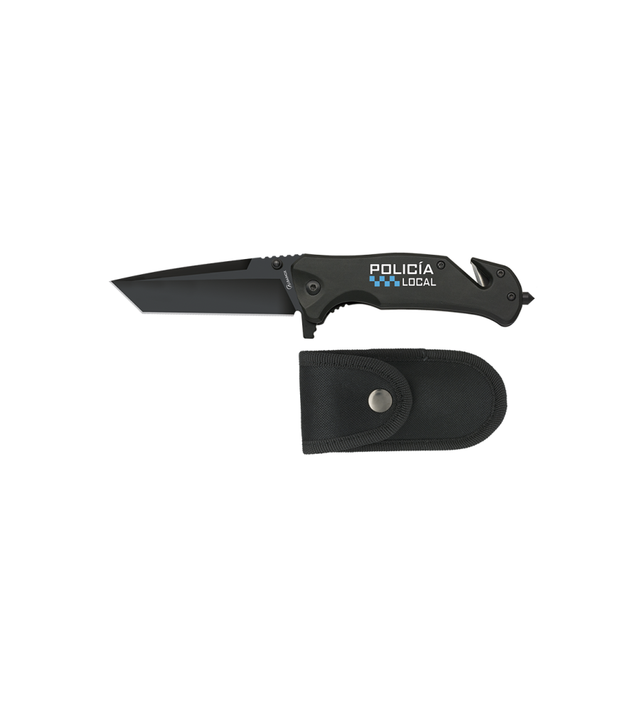 navaja albainox negra seguridad Tanto.