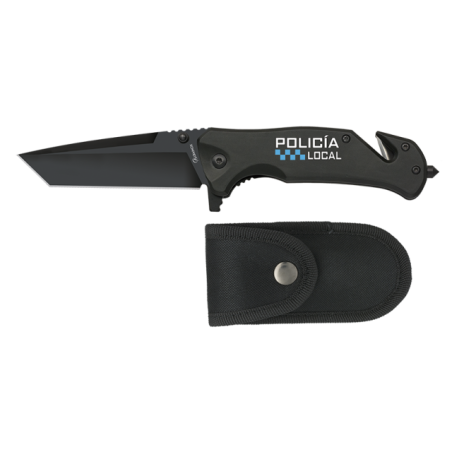 navaja albainox negra seguridad Tanto.