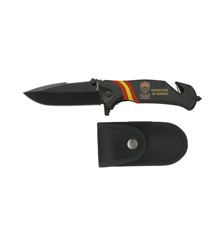 navaja albainox negra seguridad. INF. MA
