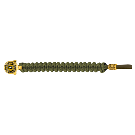 pulsera paracord Barbaric oro / verde Es