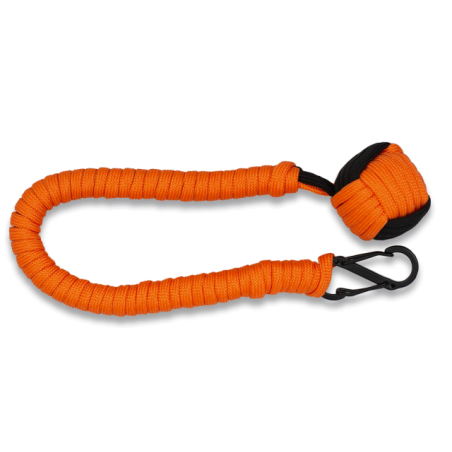 Monkey fist con mosqueton doble/bola lar