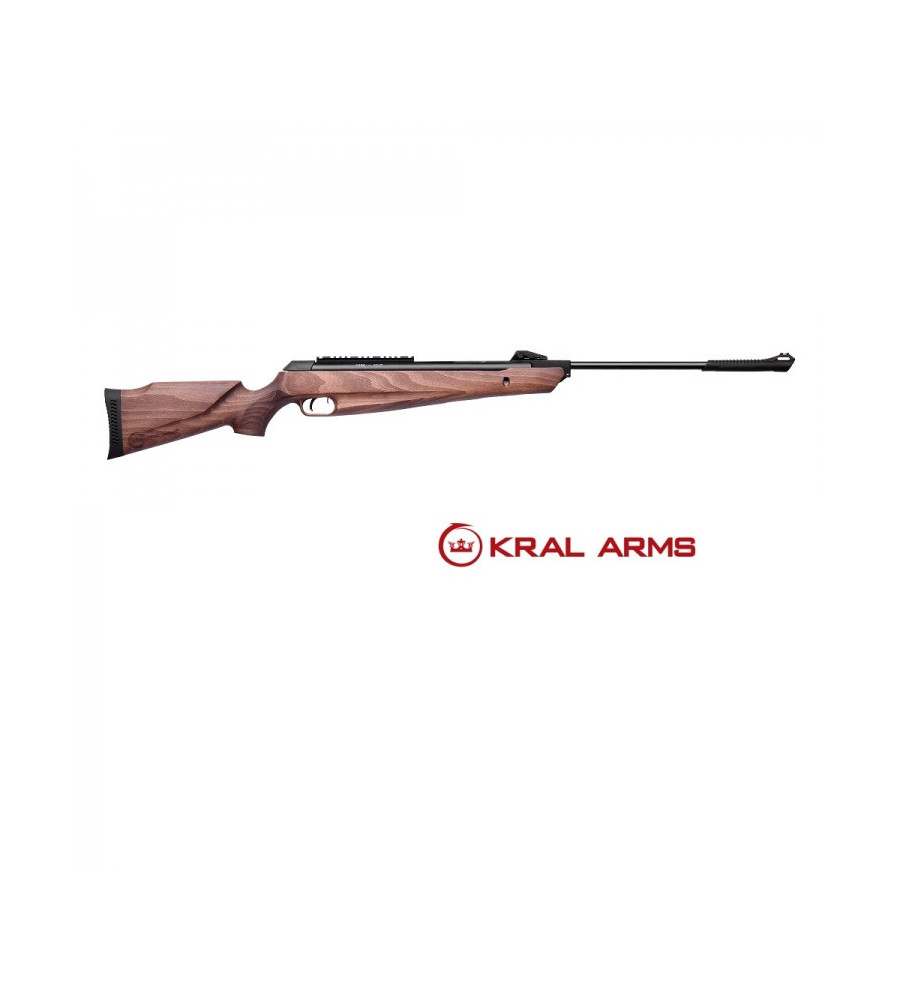 CARABINA KRAL AIR N-07 CLASSIC DELUXE MADERA de NOGAL