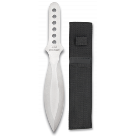 Cuchillo LANZADOR ALBAINOX.C/funda.22 cm
