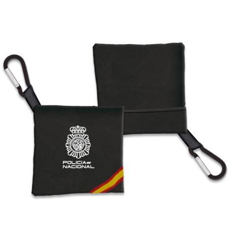 Portamasca. Policia Nacional Negro Band.