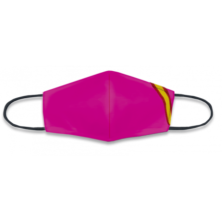 Cubre-Mascarilla Rosa Bandera. Mediano.