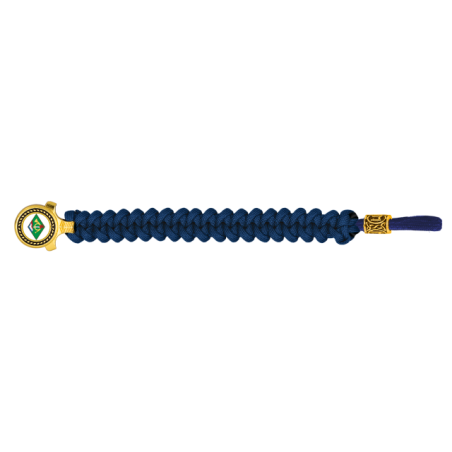 pulsera paracord Barbaric oro / azul. pa