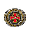 Anillo Sello Templario  Talla:24 ø