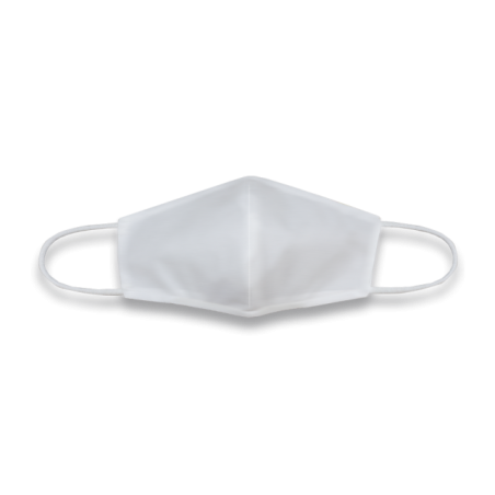 Cubre-Mascarilla Blanca Lisa.