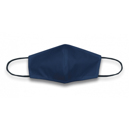 Cubre-Mascarilla Azul Liso. Mediano.