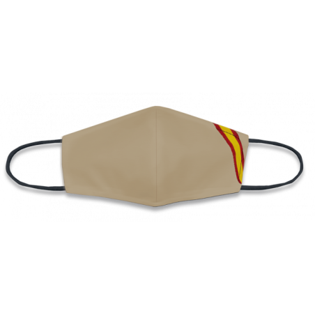Cubre-Mascarilla Tan Bandera. Mediano.