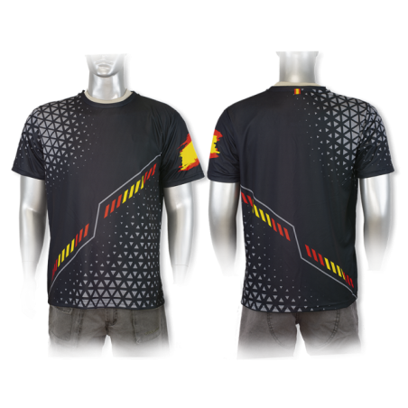 Camiseta Sublimación Barbaric Negra Esp
