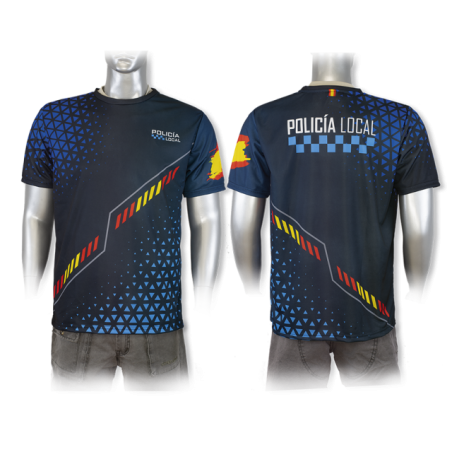 Camiseta Sublimación Barbaric Policia Lo