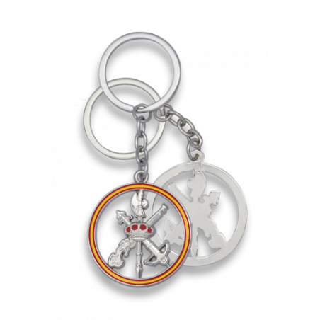 llavero legion plata