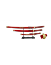 Set 3 Katanas TOLE10.Peana. 69/49/29 cm