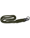 llavero paracord con mosqueton metalico
