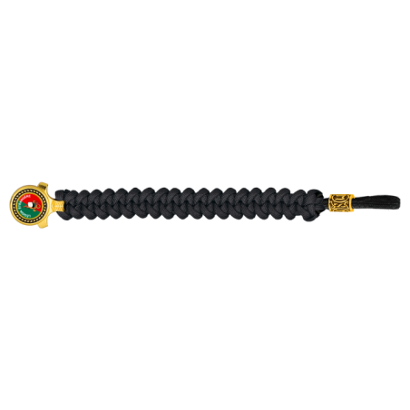 pulsera paracord Barbaric oro / negro.