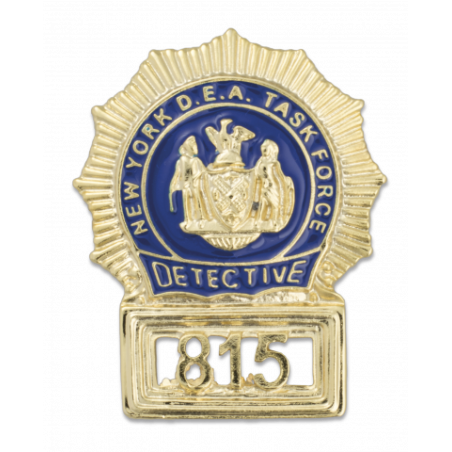Chapas cartera US NEW YORK DETECTIVE