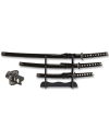 set katanas Tole10 negras.