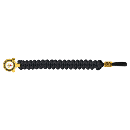 pulsera paracord Barbaric oro / negro.