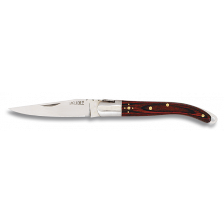 Navaja LAGUIOLE.Mikarta Roja.Hoja: 6cm