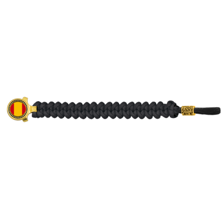 pulsera paracord Barbaric oro / negro.