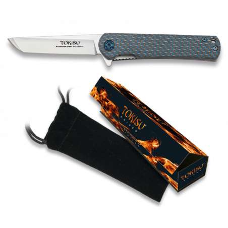 nav. Tokisu G10 / fibra carbono azul CNC