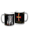 taza ceramica Templarios