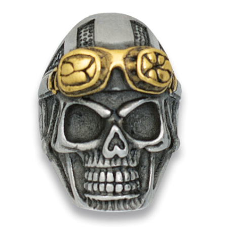 anillo  Skull RIDING T-22