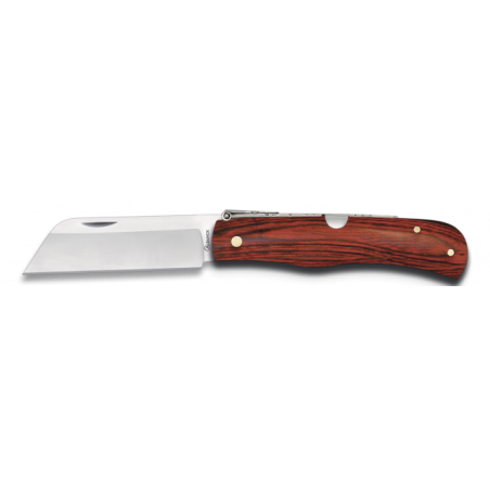 Navaja ALBAINOX madera roja A.Carbono.