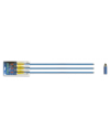 Set 3 flechas aluminio. 29"