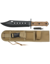 cuchillo Albainox tac. coyote. hoja negr