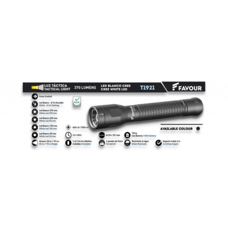 Linterna FAVOUR 370 lm