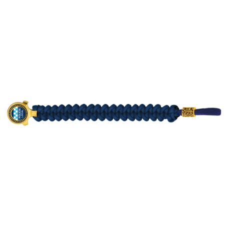 pulsera paracord Barbaric oro / azul. pa