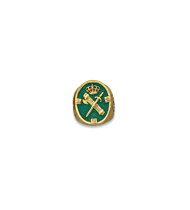 anillo Guardia Civil acero Talla: 23